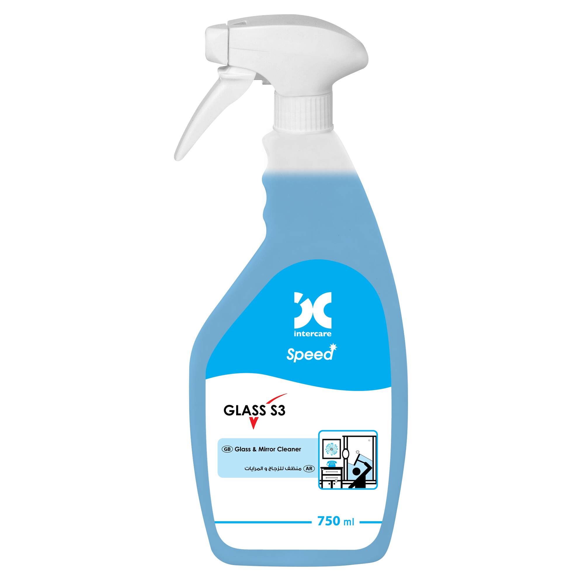 Glass S3 — Glass cleaner (RTU) housekeeping product